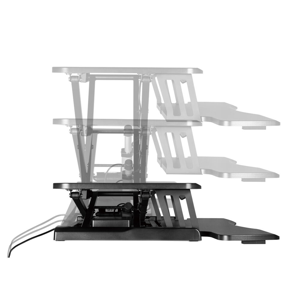 Ergovida Electric Desktop Sit/Stand Workstation 95x40cm - Black