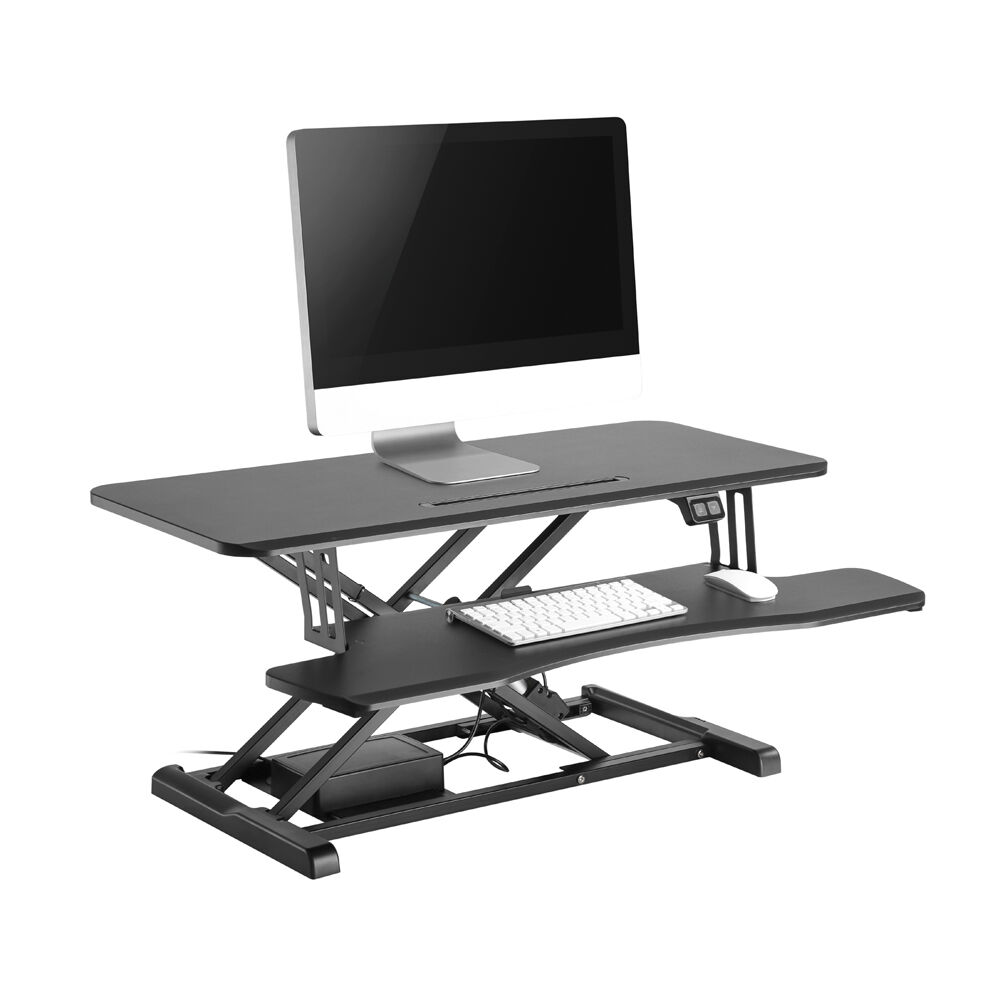 Ergovida Electric Desktop Sit/Stand Workstation 95x40cm - Black