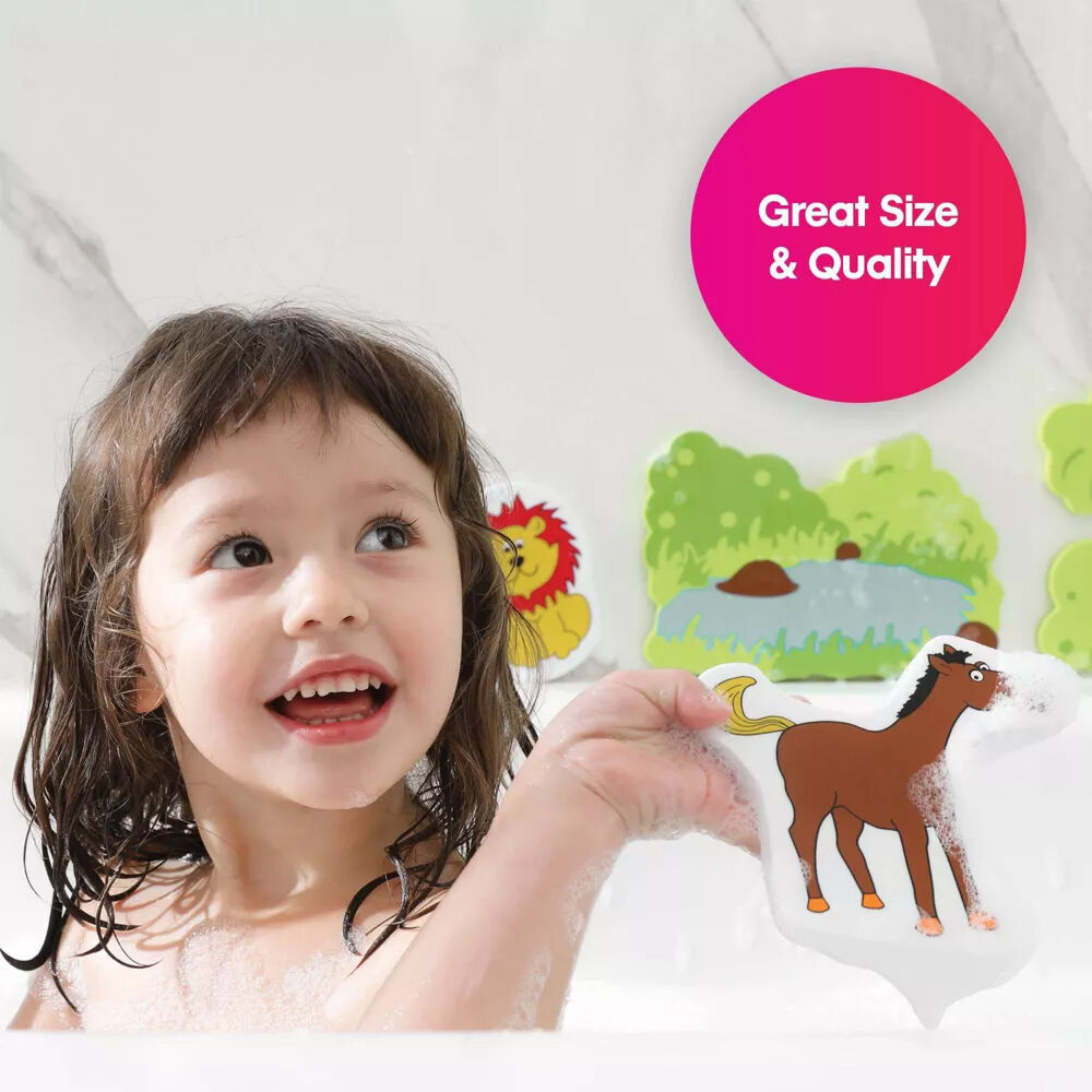 Edushape Magic Creations Tub Fun Jungle Foam Bath Toy Kids Toddler 2y+
