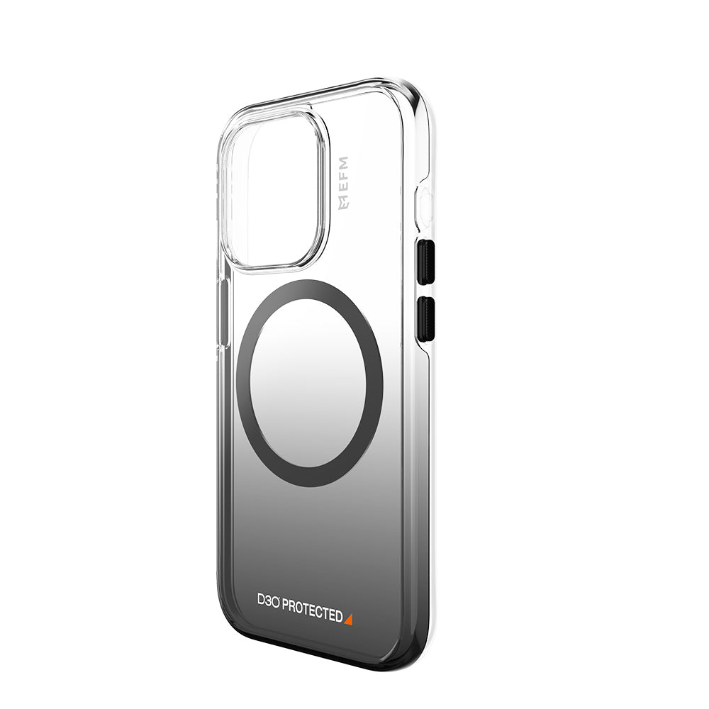 EFM Aspen Case Armour w/ D3O BIO For iPhone 15 Pro - Black Gradient