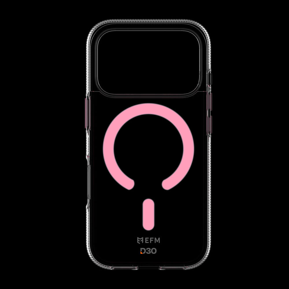 EFM Ibiza Phone Case with D3O Zero For iPhone 17 Pro 6.3in Pink