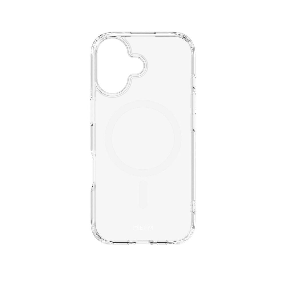 2pc EFM Case and Impact Glass Screen Protector Bundle for iPhone 17 6.3in Clear