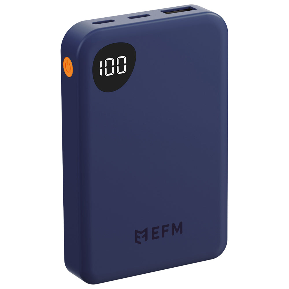 2PK EFM Essential 5000mAh Power Bank Digital Display Universal - Blue