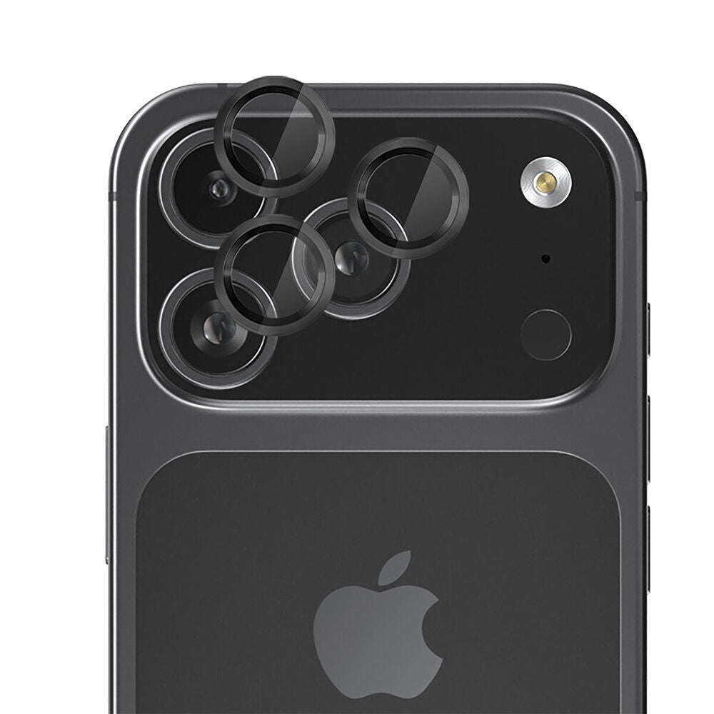 EFM Camera Lens Protector For iPhone 17 Pro 6.3in & 17 Pro Max 6.9in Carbon