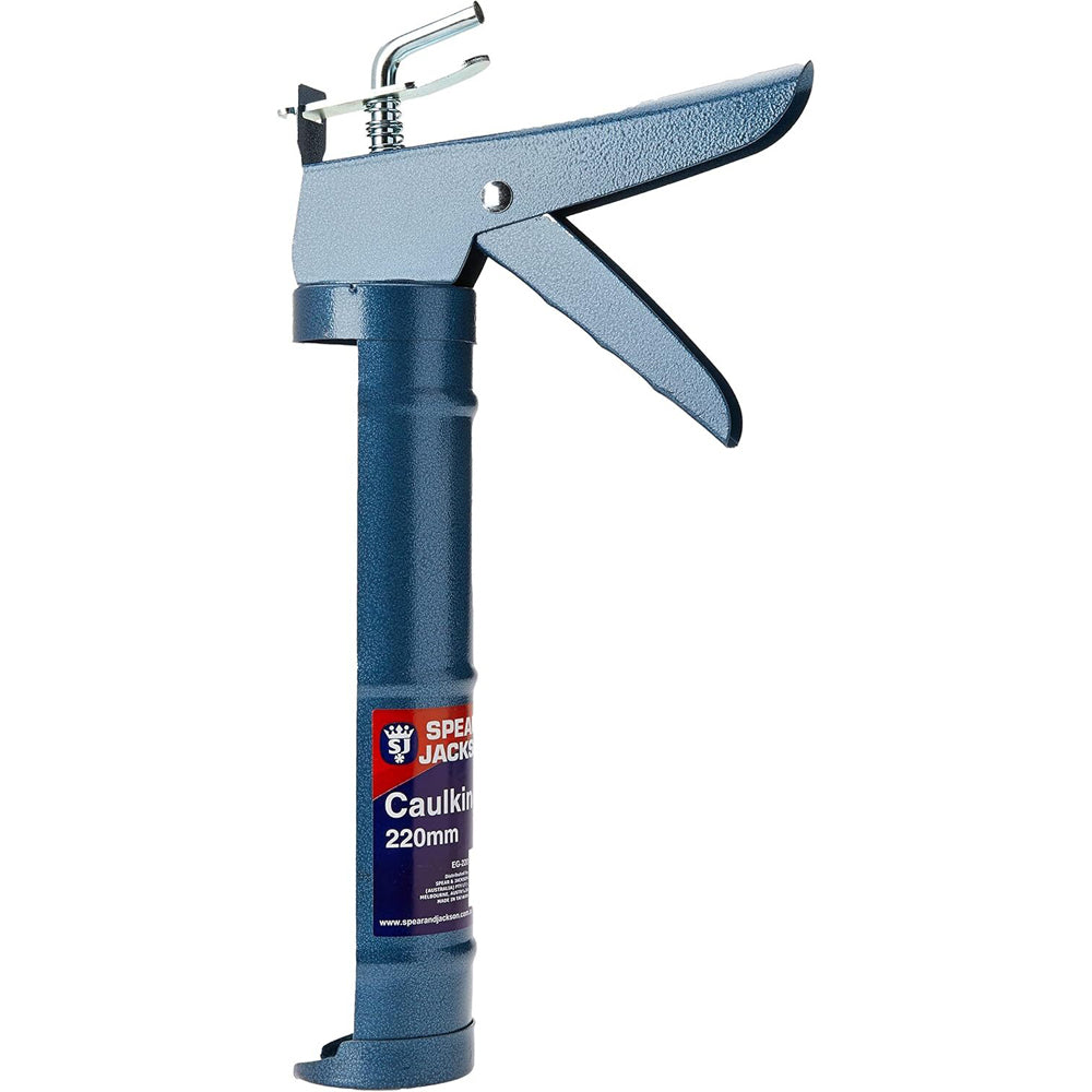 6PK Spear & Jackson Half Frame Caulking Gun 220mm - Black
