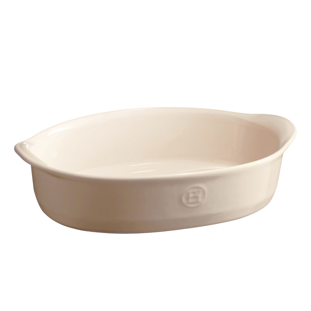 Emile Henry 42cm Ceramic Oven Baking Dish Oval Large Clay