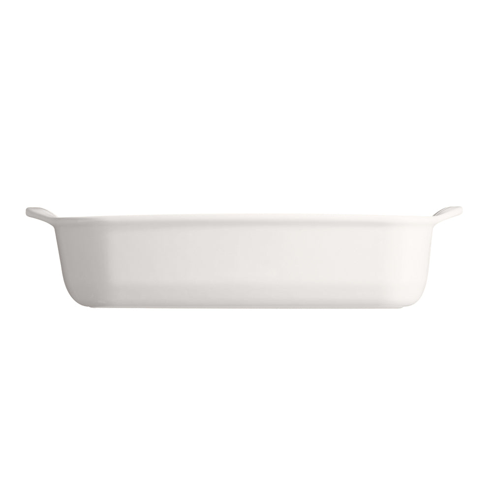 Emile Henry 29cm Ceramic Oven Baking Dish Small Rectangle Flour