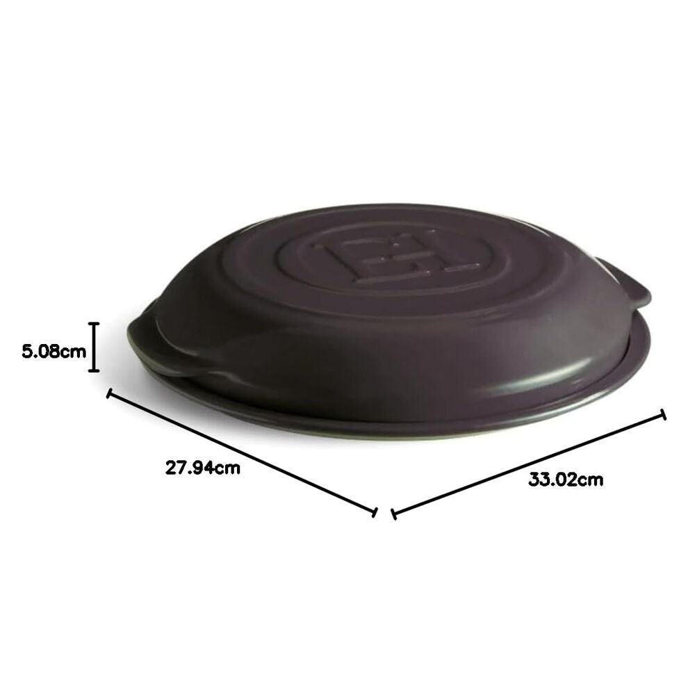 Emile Henry 34cm Tarte Tatin Set Baking Dish Charcoal
