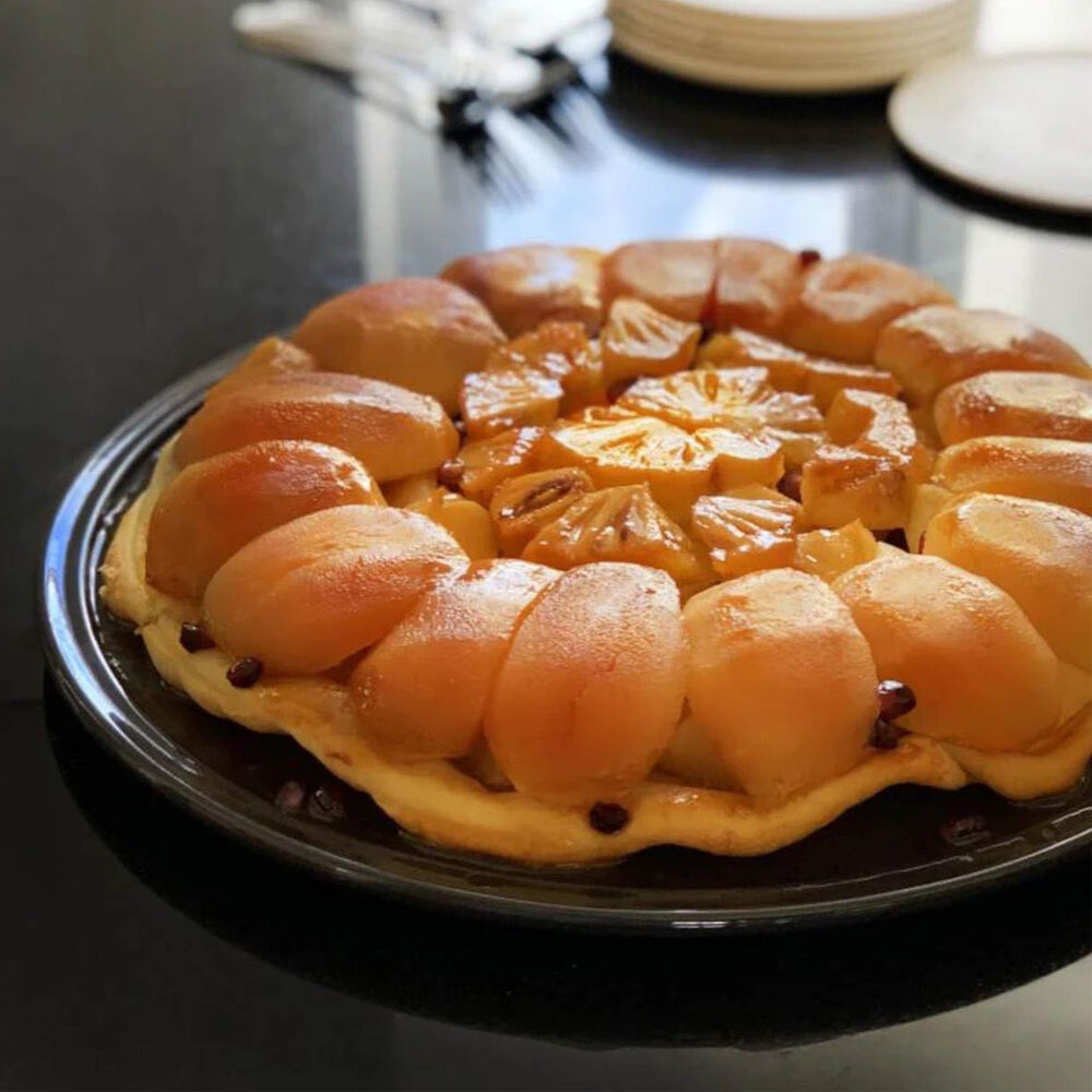 Emile Henry 34cm Tarte Tatin Set Baking Dish Charcoal
