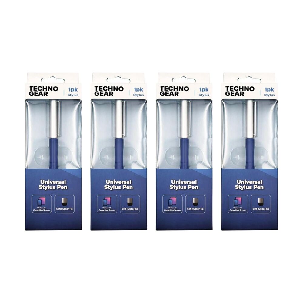 4PK TGear Universal Stylus Pen Capacitive Screen Compatable Accessory Assorted