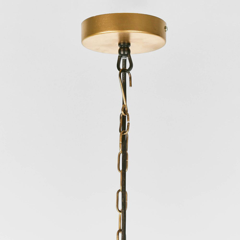 Belle Watson Iron Ceiling Pendant Light 32cm - Brass