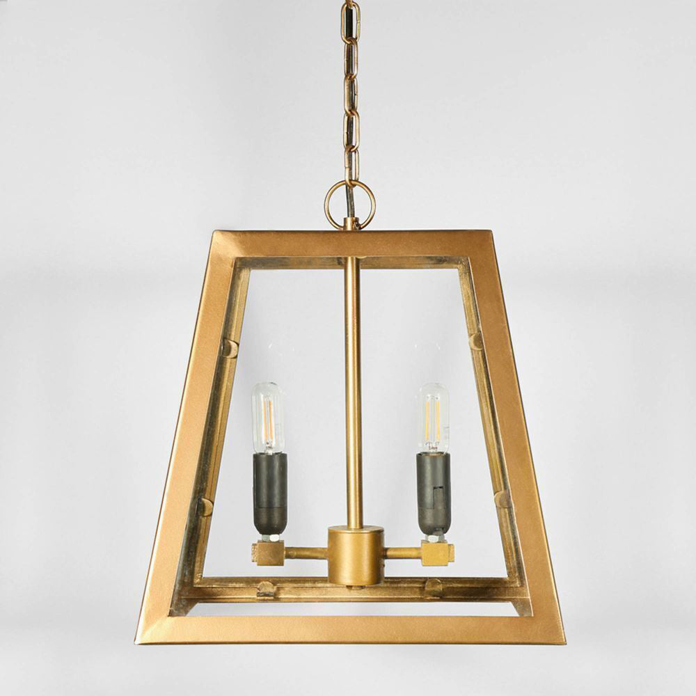 Belle Watson Iron Ceiling Pendant Light 32cm - Brass