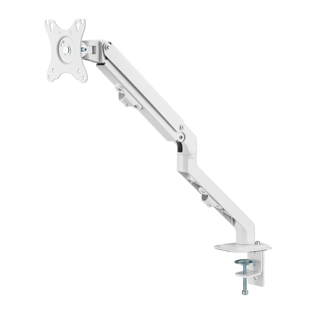 Ergovida Aluminium Slim Single Monitor Mount Stand - White