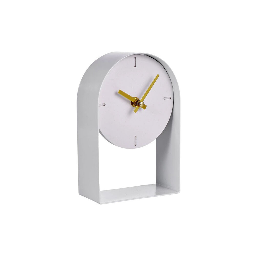 Emporium Eaglin Quartz Table Clock Home Decor 20cm White
