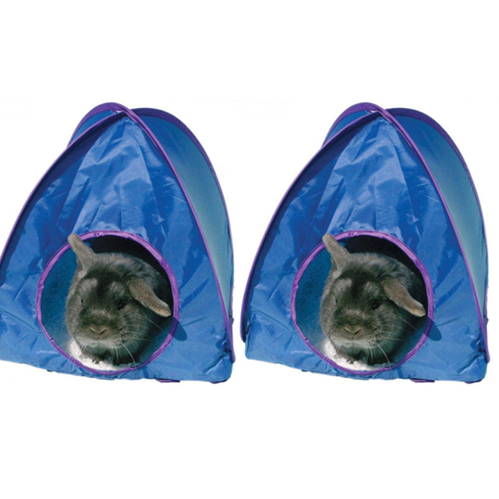 2x Rosewood Polyester Fabric 90cm Pop-Up Tent Pet Canopy Shelter Large BL