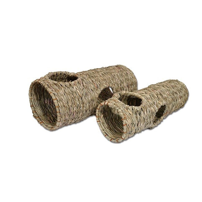 Rosewood 50cm Woven Hamster Mice/Gerbils Pet Play Tunnel Chew Toy Medium Natural