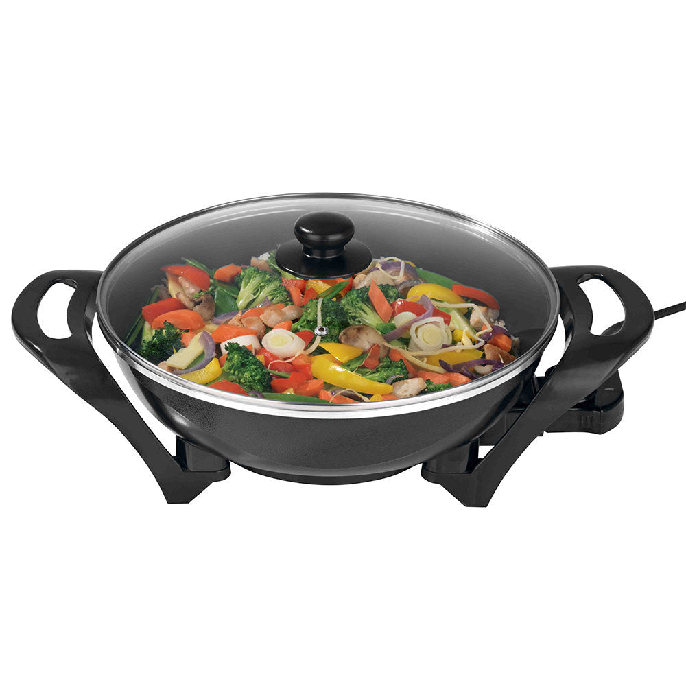Lenoxx 4.5L Large Electric 1500W Wok BLK