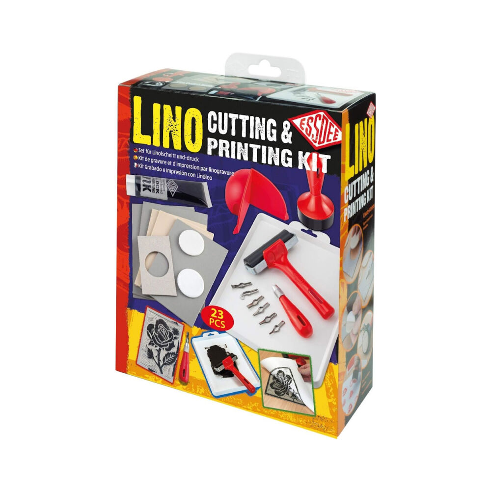 23pc Essdee Complete Comprehensive Lino Cutting & Printing Kit Beginners