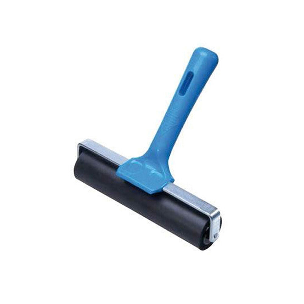 Essdee Soft Rubber Hanging Handle Printmaking Art Ink Roller 150mm Blue