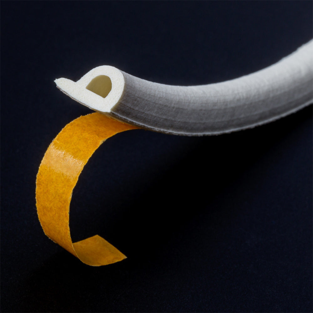 10PK ESP Window & Door Rubber P-Shaped Weather Seal 6x9mm White DIY