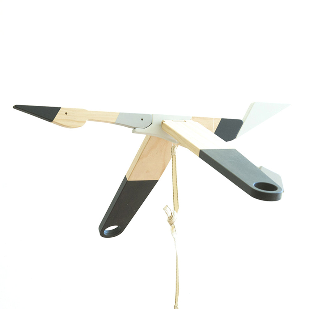 Eguchi Toys Seagull 91cm Wooden Mobile Bird Toy - Black