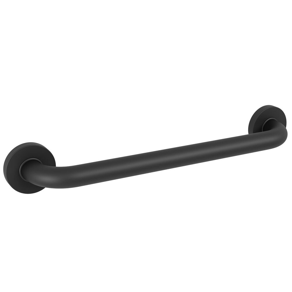 Evekare Concealed Flange Grab Rail 450 x 32mm Stainless Steel Matte Black