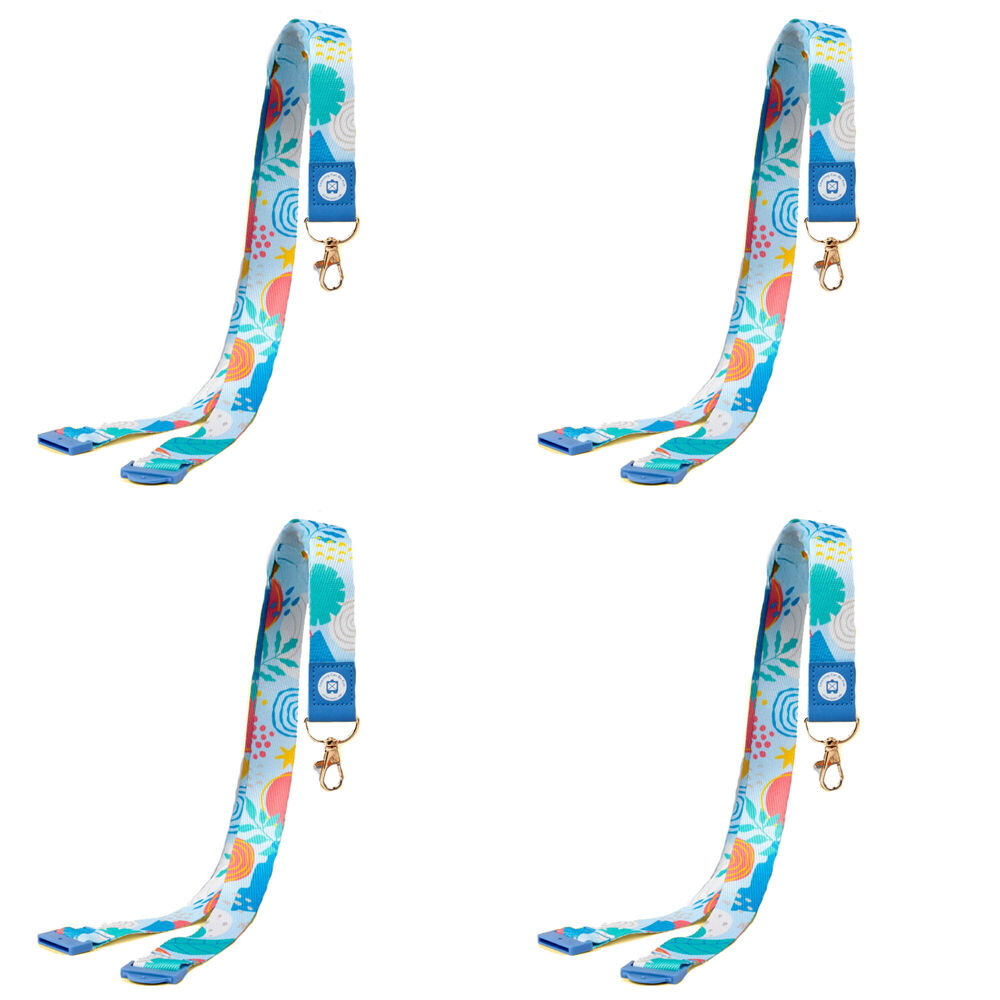 4PK Learning Can Be Fun Growing Minds Teacher ID/Keys Lanyard 42cm