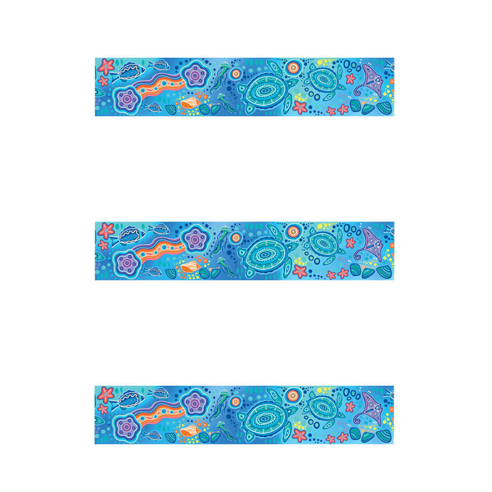 3x 12pc Learning Can Be Fun Ocean Country Border Pack 90cm x 7.5cm