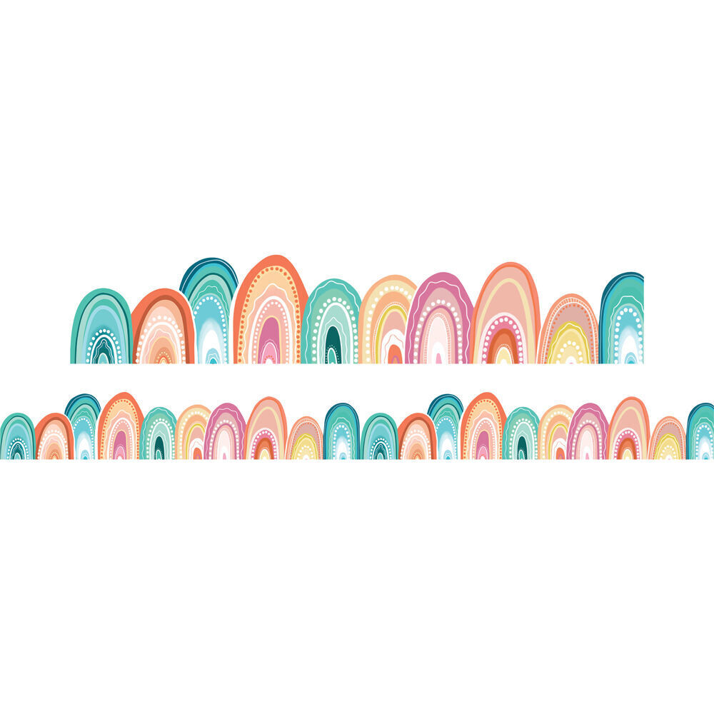 6x 12pc Learning Can Be Fun Sacred Country Die-Cut Border Pack 90 x 8.5cm
