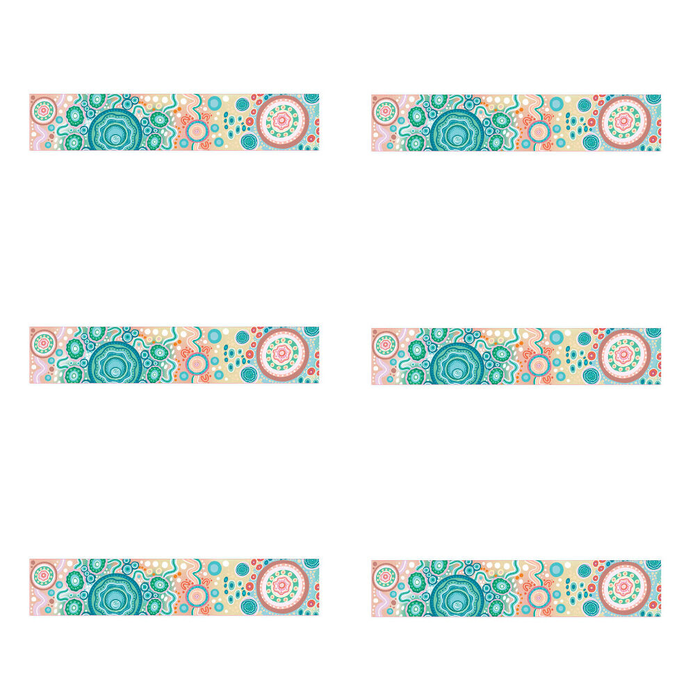 6x 12pc Learning Can Be Fun Sacred Country Border Pack 90cm x 7.5cm