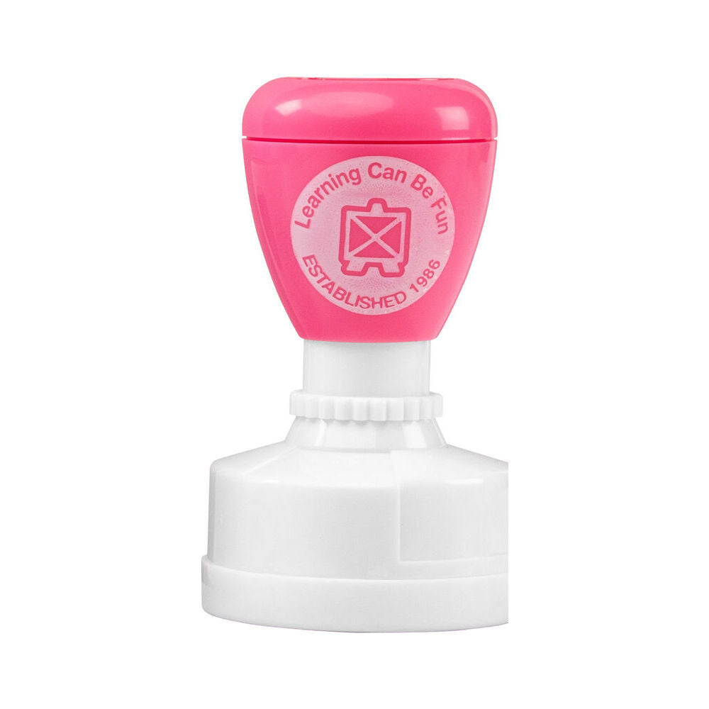 6PK Learning Can Be Fun Sacred Country Sandhill Self-Inking Merit Stamp Pink