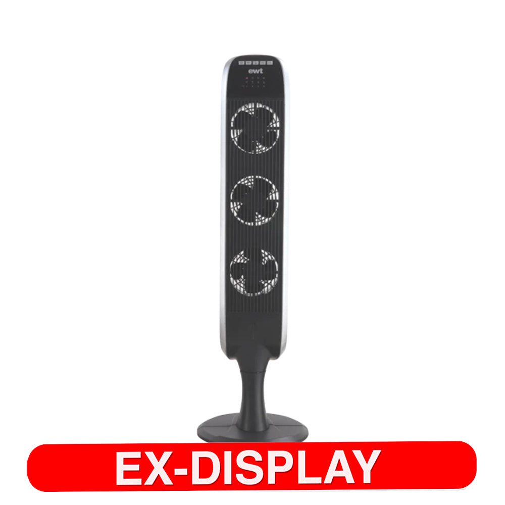 EWT 109cm Electric Oscillating Tower Fan W/Led Display Ex Display Unit