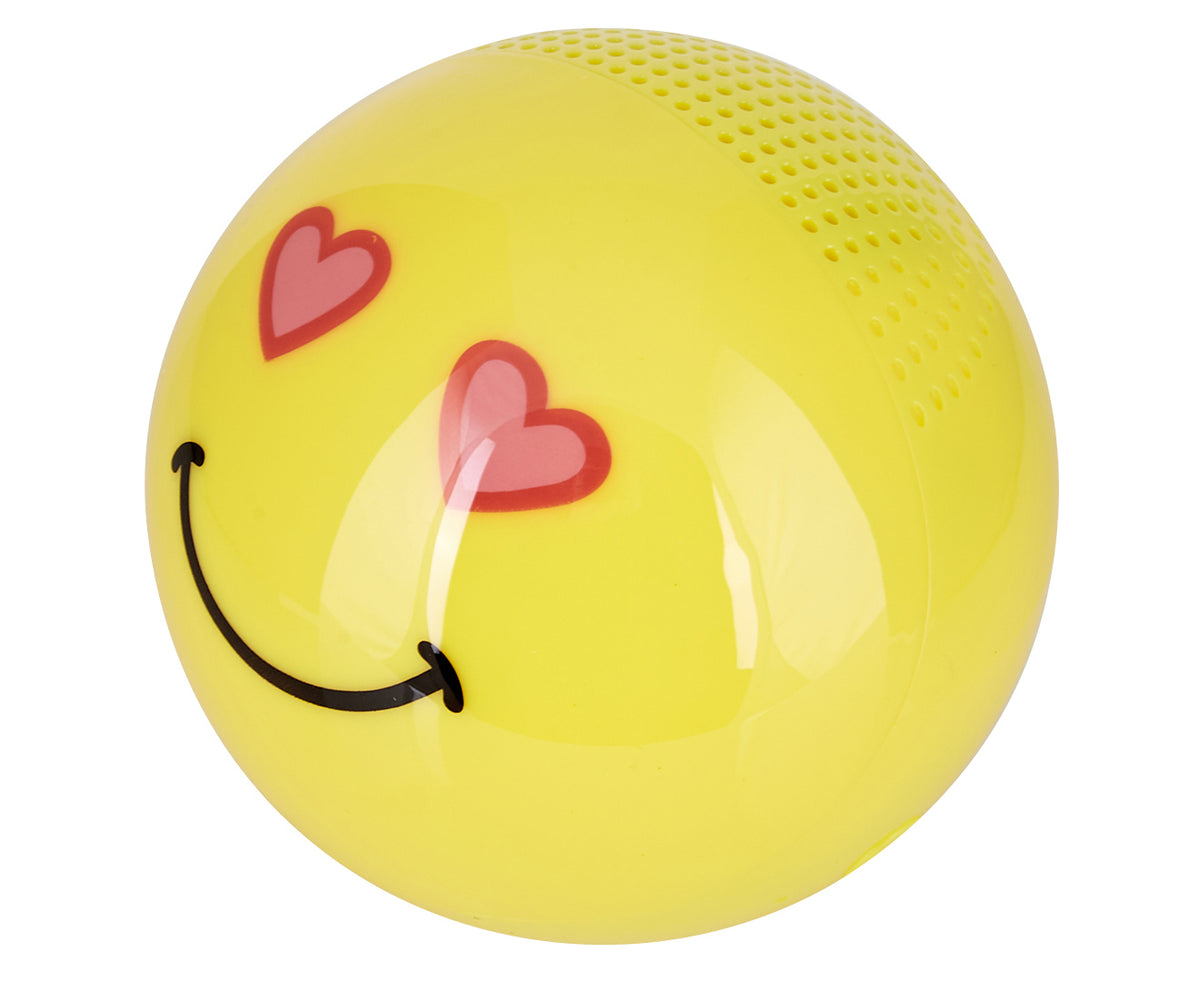 Carter Emoticon Bluetooth Speaker - Heart Eyes