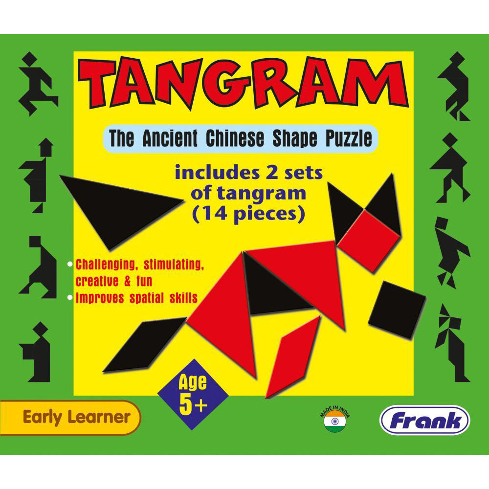 3x 14pc Frank Jigsaw Puzzle Tangram 21.5x18.5cm Educational Game 5+