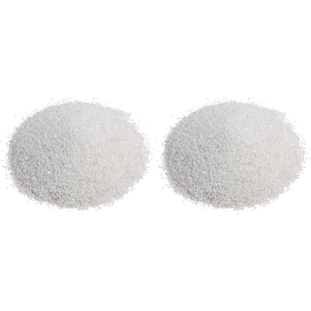 2PK Show Master Natural Fine Aussie Aquarium Gravel Sand 5kg - White