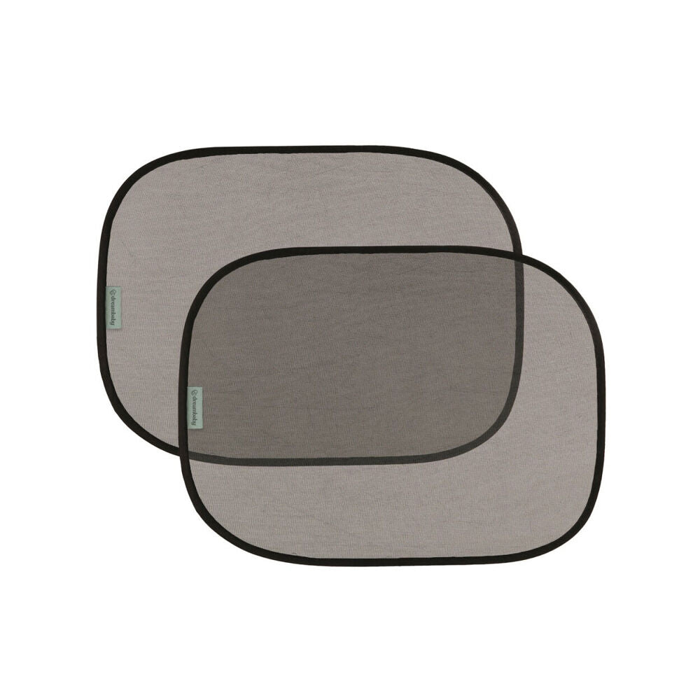 2pc Dreambaby Insta-Cling Car Shades Kids Sun Protection - Black