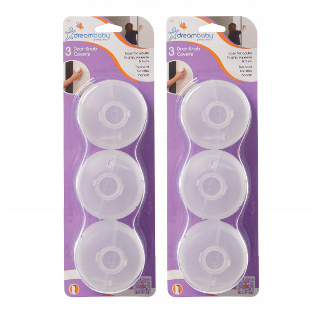 6pc Dreambaby Baby Safety Door Knob Covers