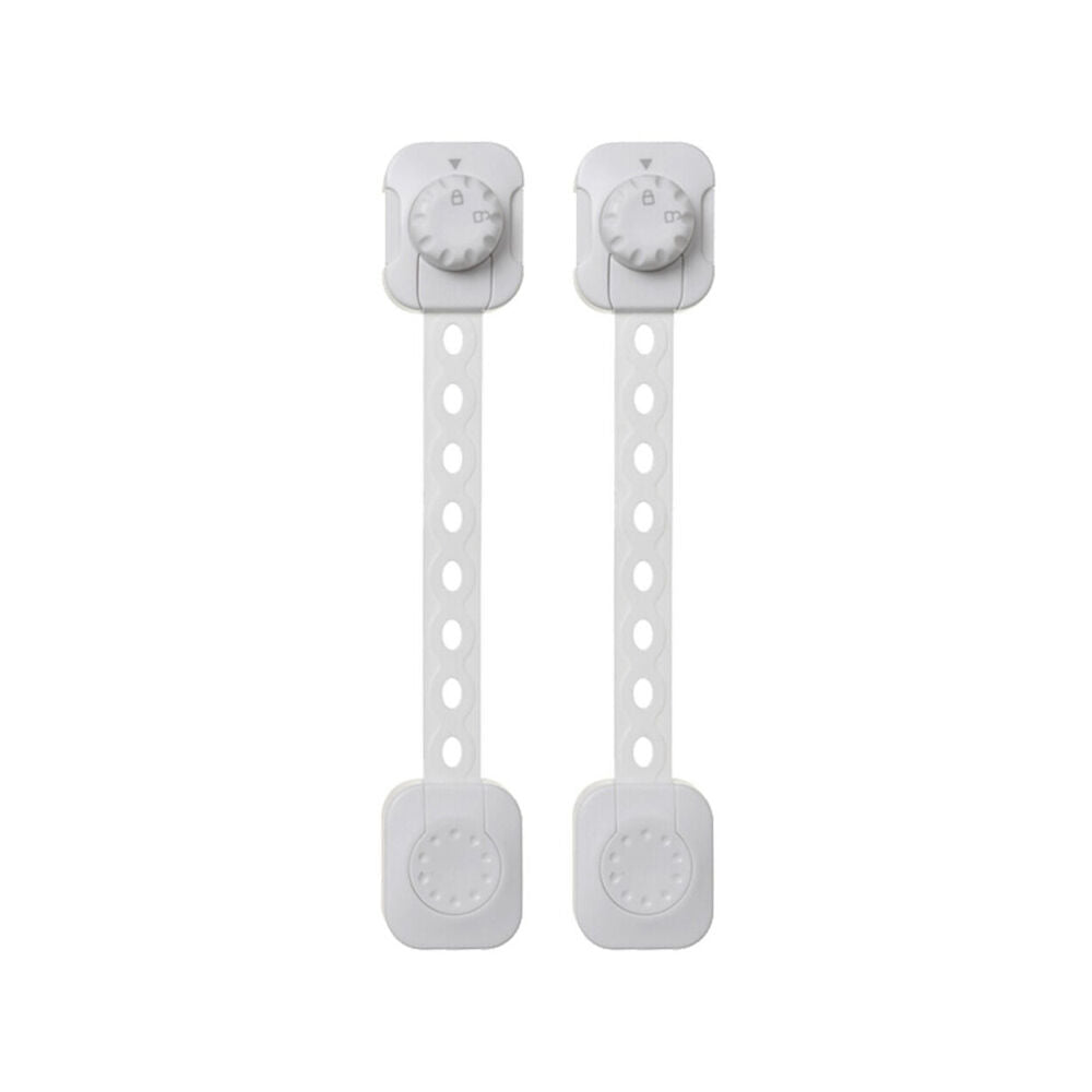 2x 2pc Dreambaby Twist 'N Lock Multi-Purpose Latches - White