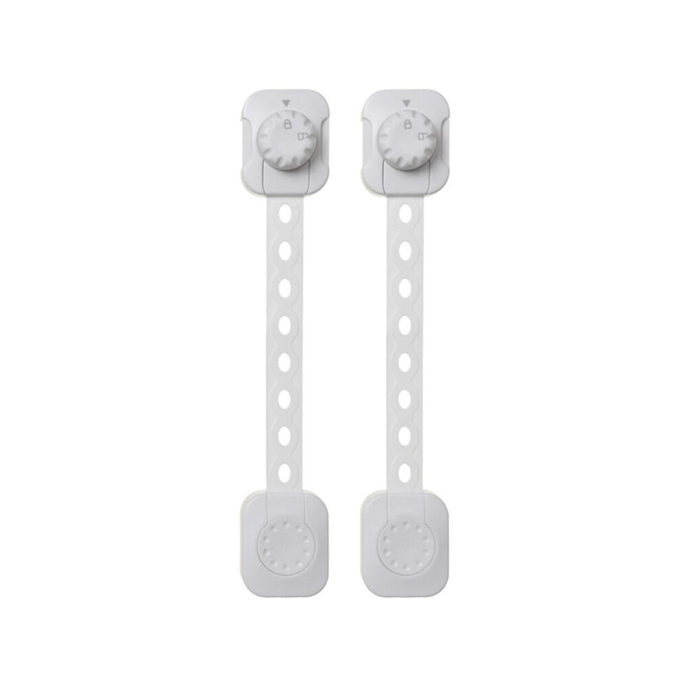 4x 2pc Dreambaby Twist 'N Lock Multi-Purpose Latches - White