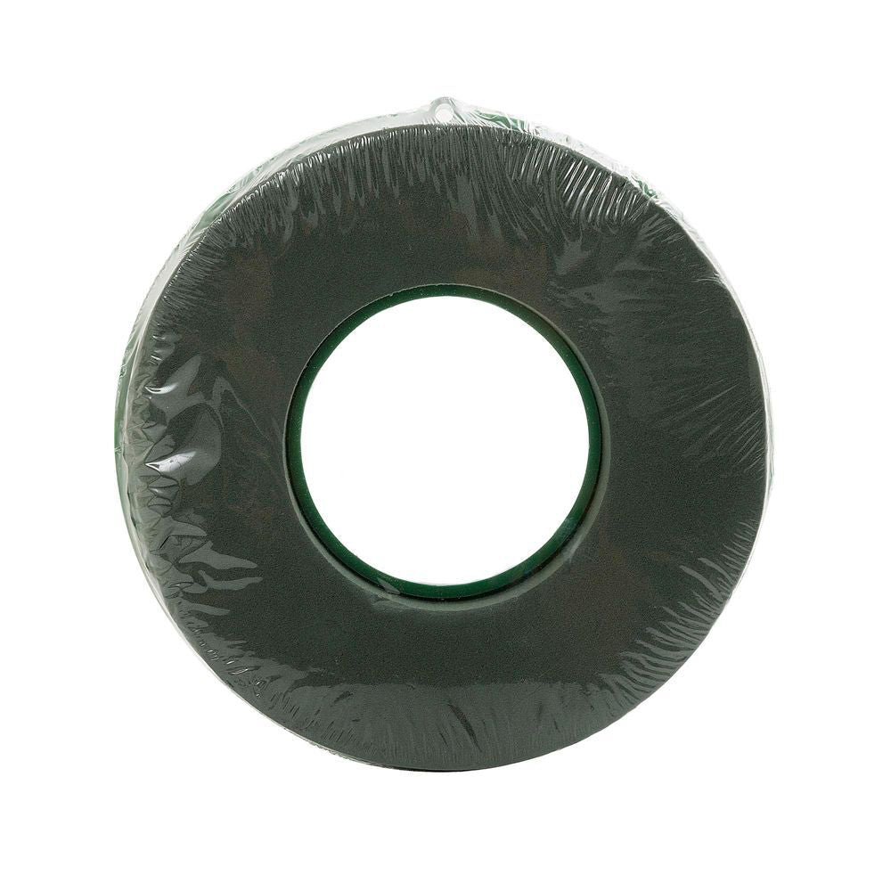 4PK Belle Foam Wet Ring Round 20cm Florla Party Decor - Green