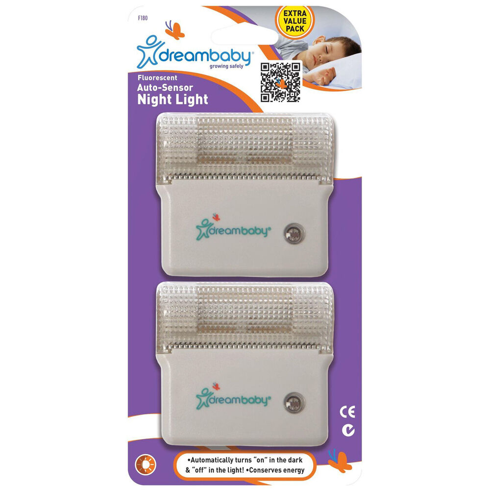 2pc Dreambaby Fluoresent Night Light Child Bedroom Lighting