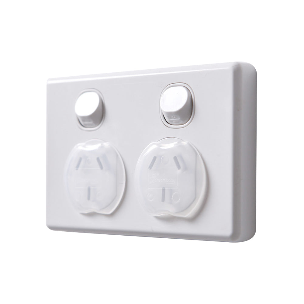 24pc Dreambaby Baby Safety Outlet Plugs For AU/NZ Plugs Clear