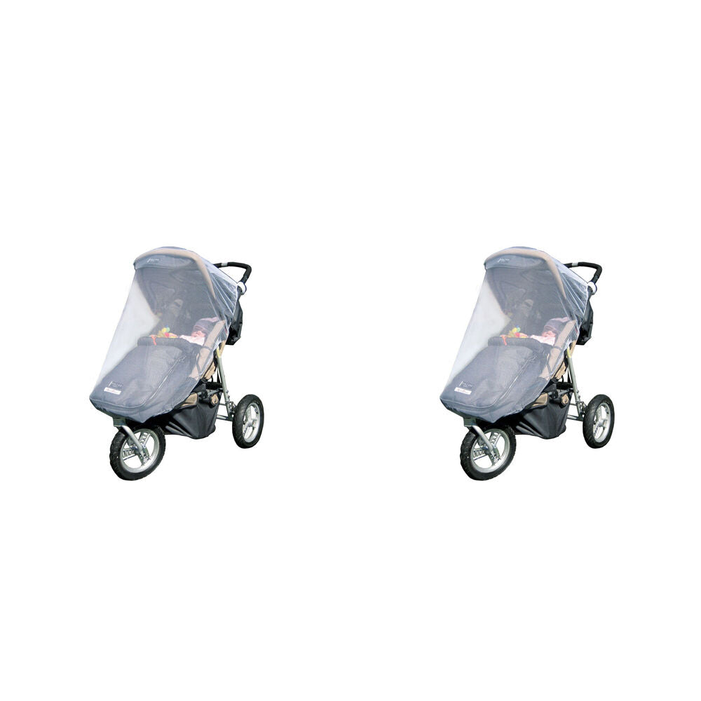 2PK Dreambaby Stroller Insect/Mosquito Netting - White