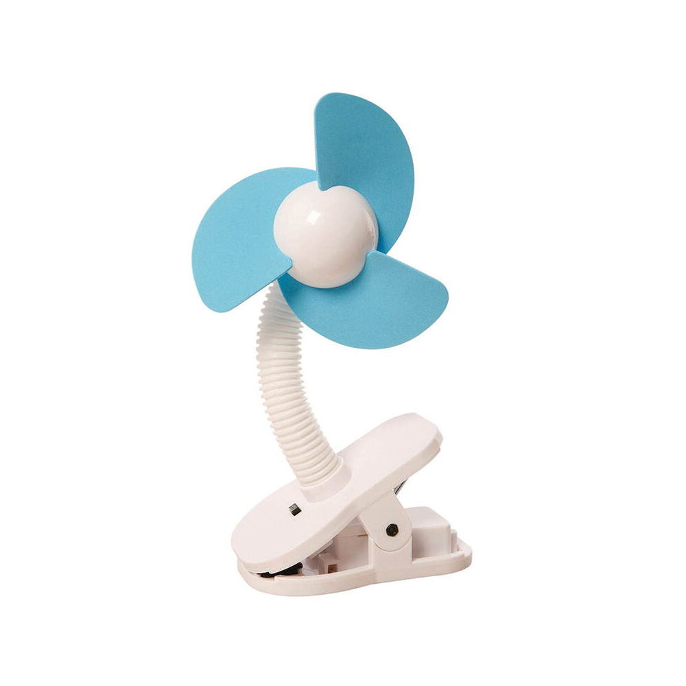 2PK Dreambaby Stroller Foam Travel Cooling Fan Portable - Blue