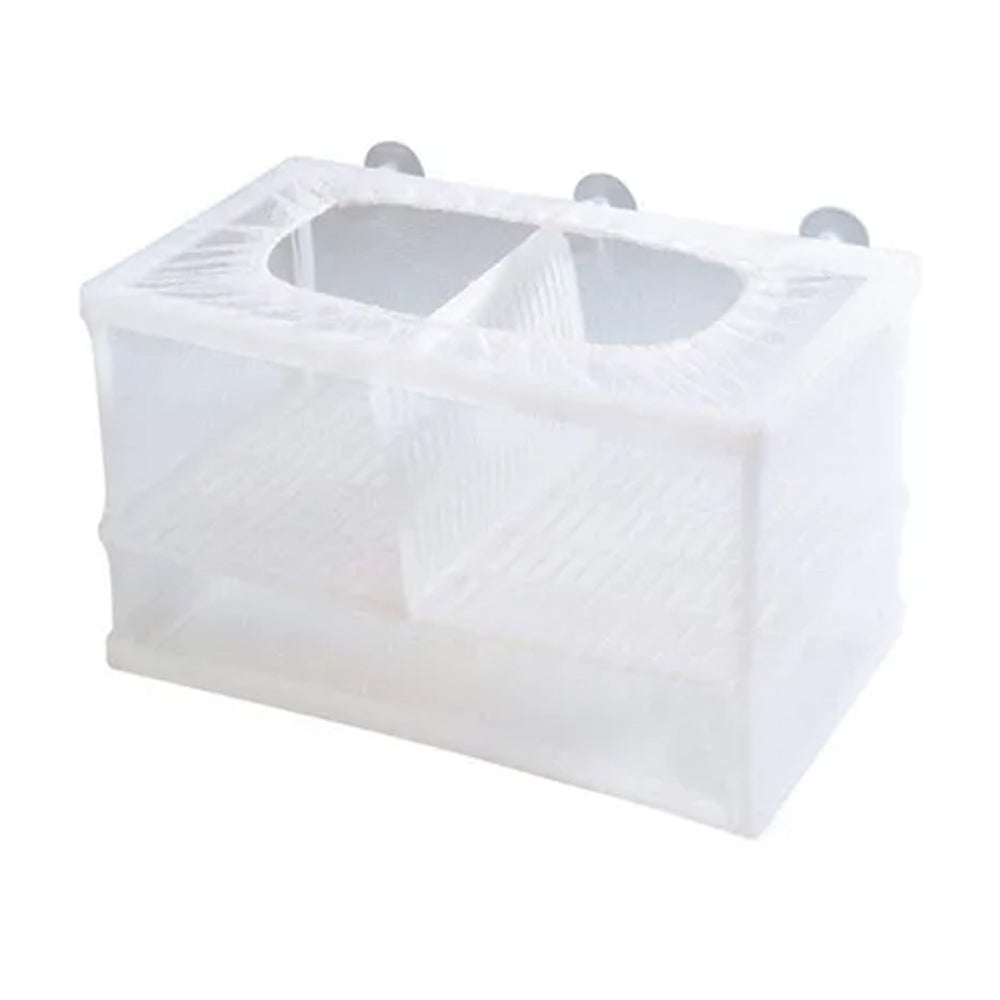 2PK Boyu Aquarium/Fish Tank Net Style Fish Breeder Double 15x25x15cm