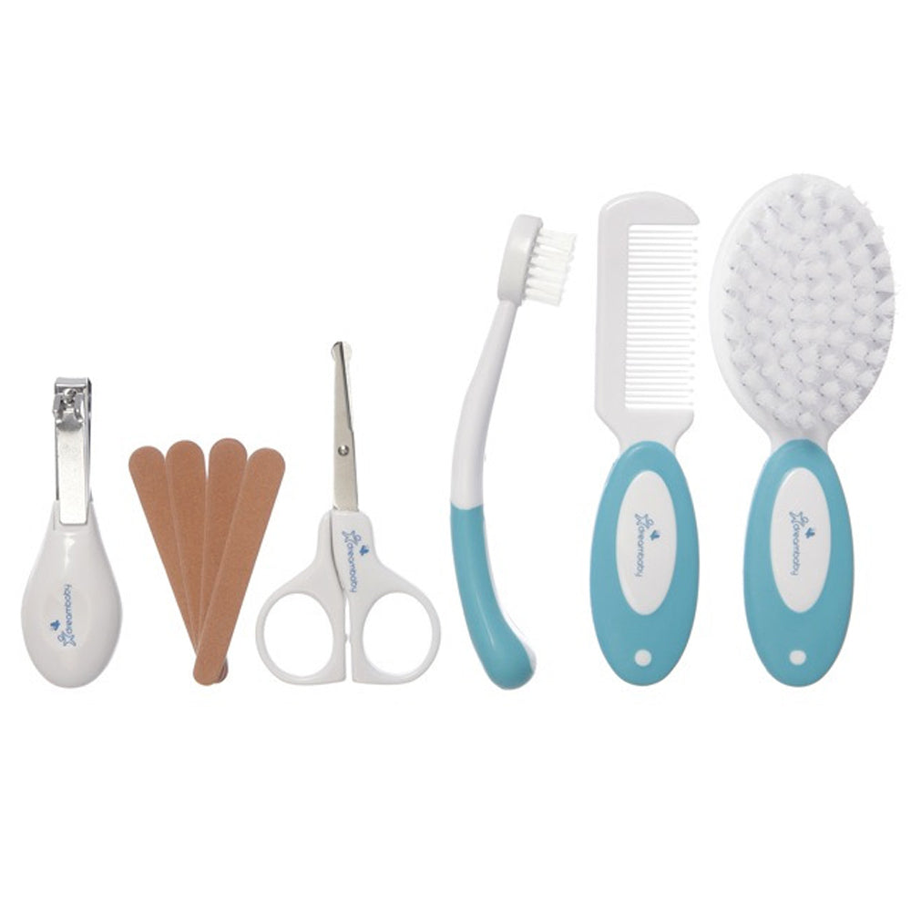 10pc Dreambaby Baby Essential Grooming Kit Aqua 0m+