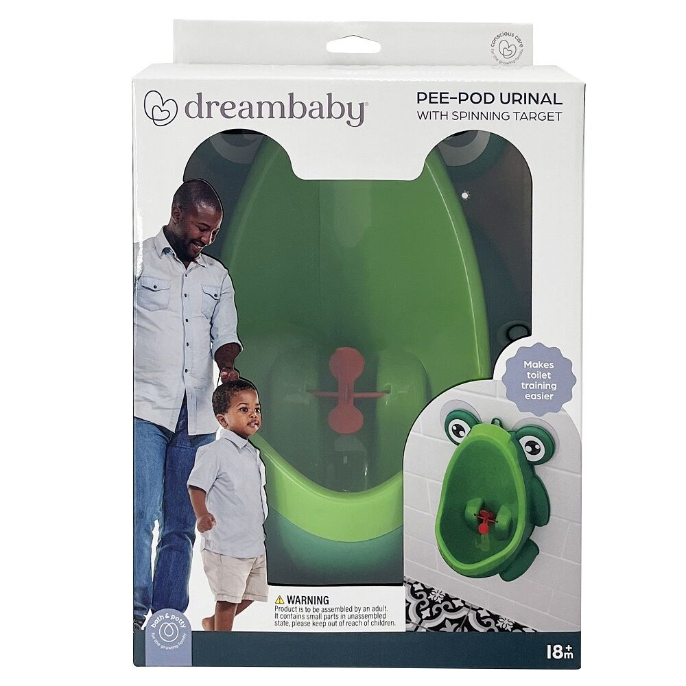Dreambaby Frog Pee-Pod Urinal w/Spinning Target 18m+