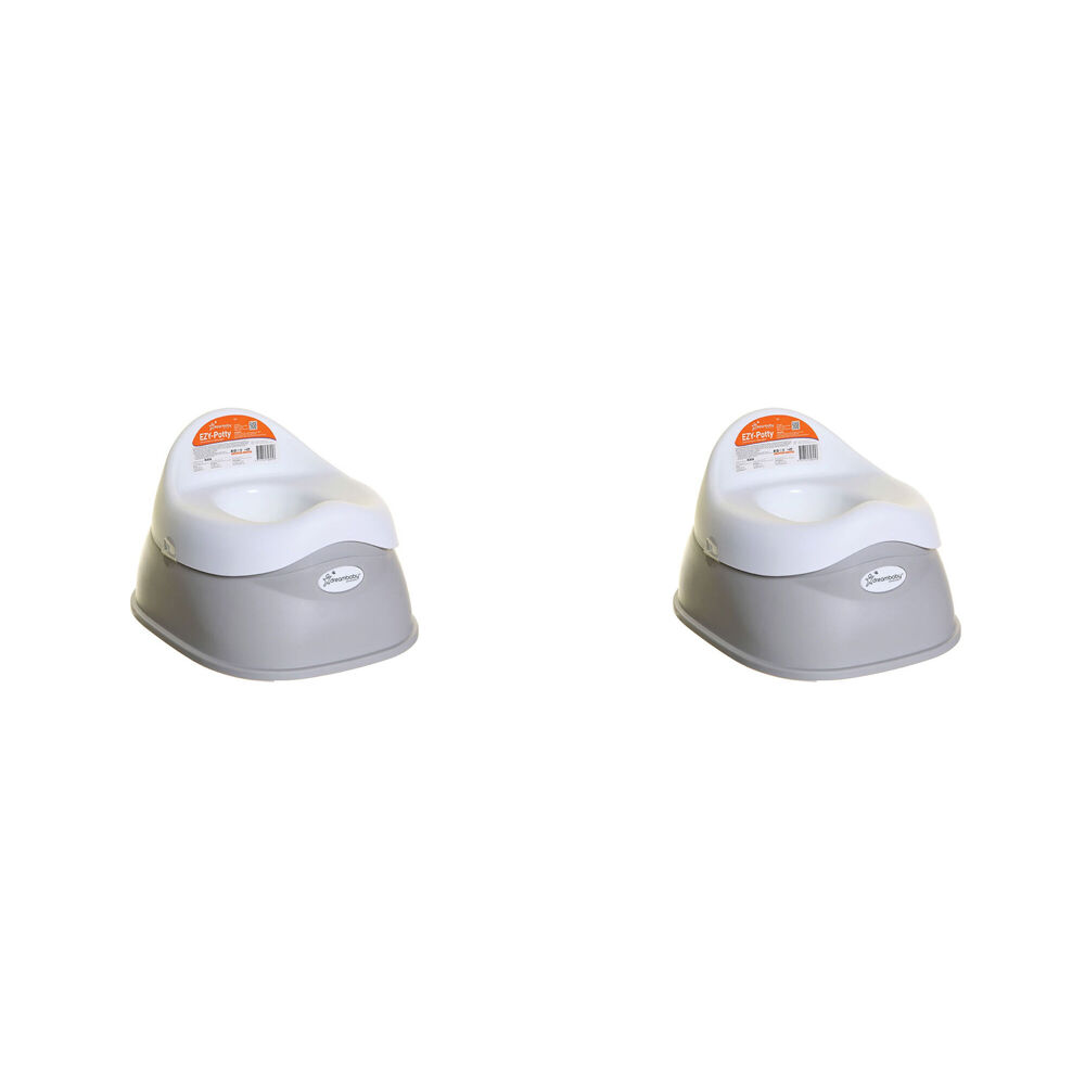 2PK Dreambaby Ezy Potty Training Toilet Cushion Seat 23x31cm - Grey