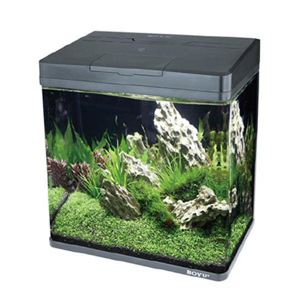 Boyu MS-420 All In One Aquarium Fish Tank 34L Black