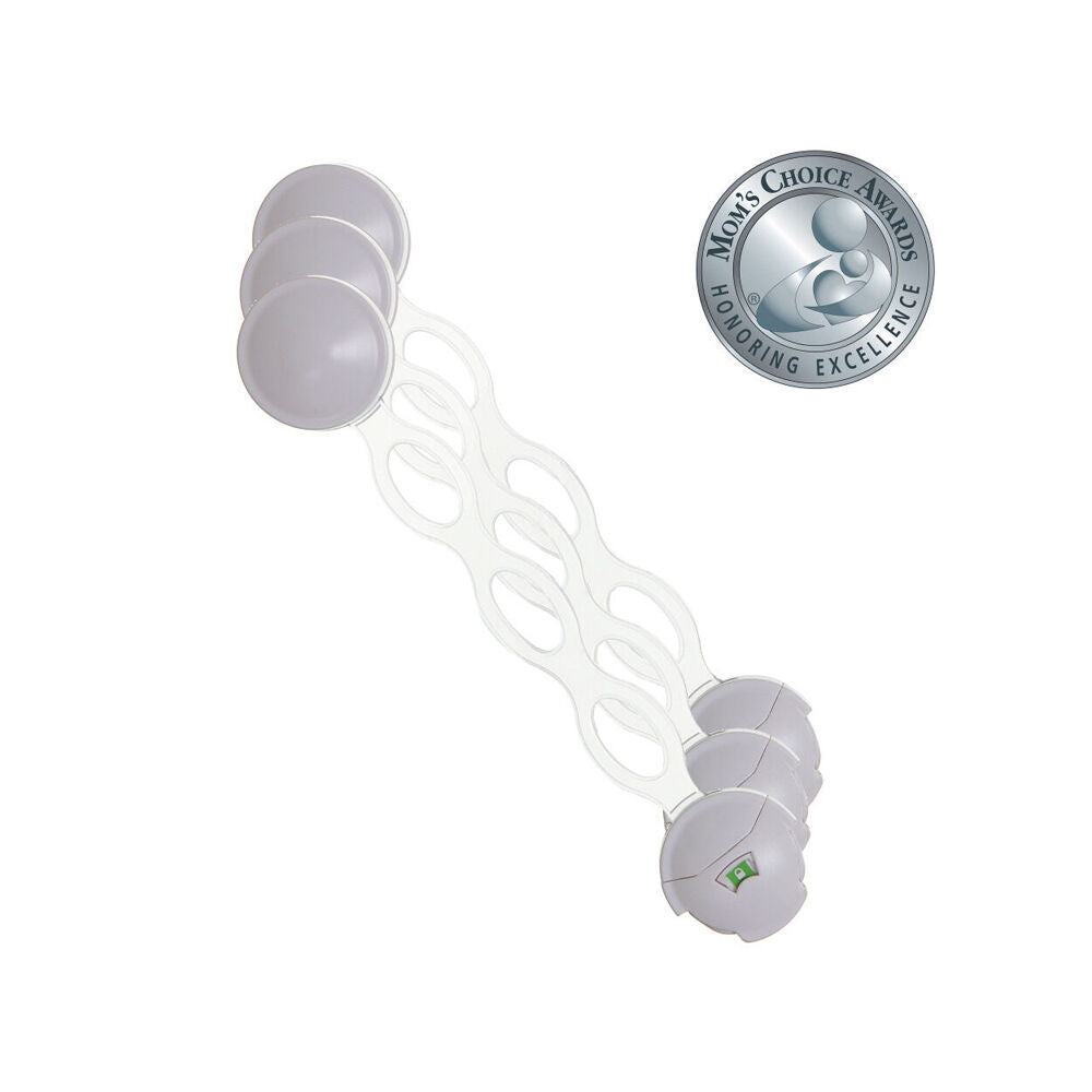 3pc Dreambaby Ezy-Check Multi-Use Latch Safety Lock - White